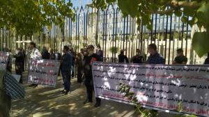 تجمع اعتراضی مقابل قوه قضائیه درخصوص اراضی ده ونک