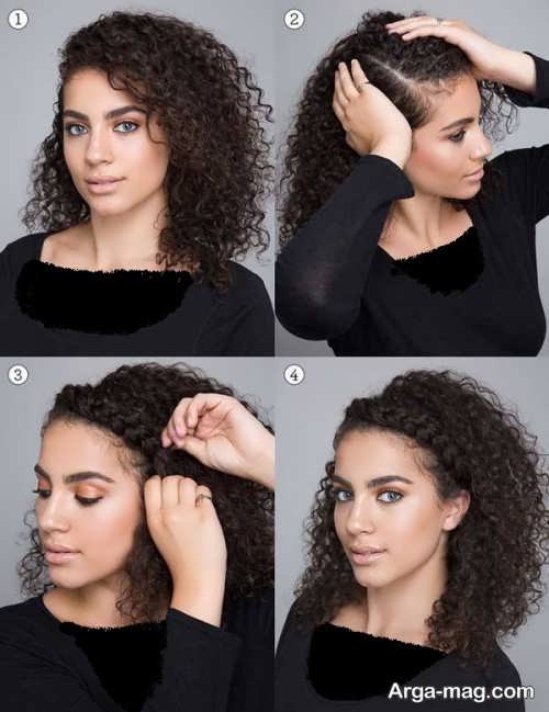 به راحتی این مدل بستن موها را در خانه تجربه کنید