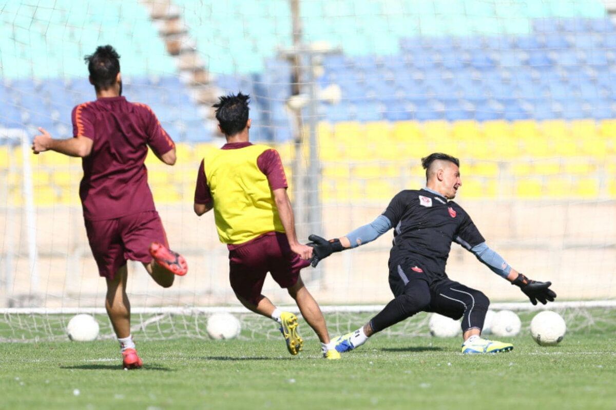  تمرین با انرژی پرسپولیسی ها با حضور رادو