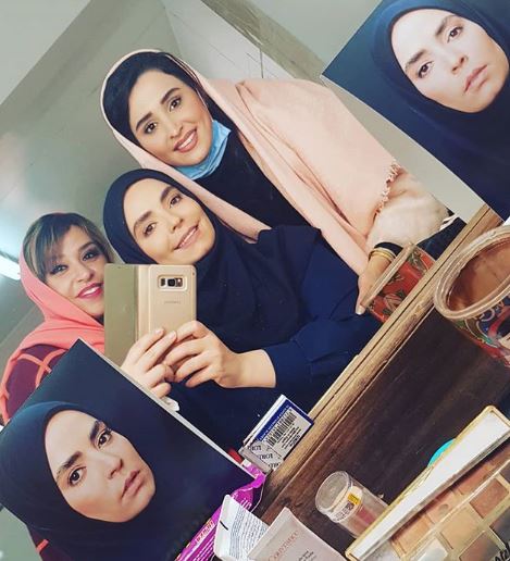 چهره‌ها/ سپیده خداوردی در اتاق گریم 