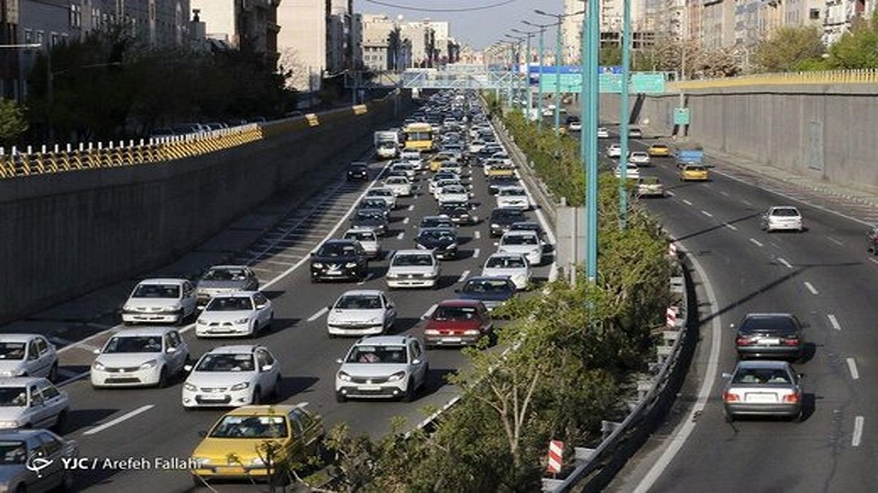 آخرین وضعیت ترافیکی معابر بزرگراهی پایتخت، امروز