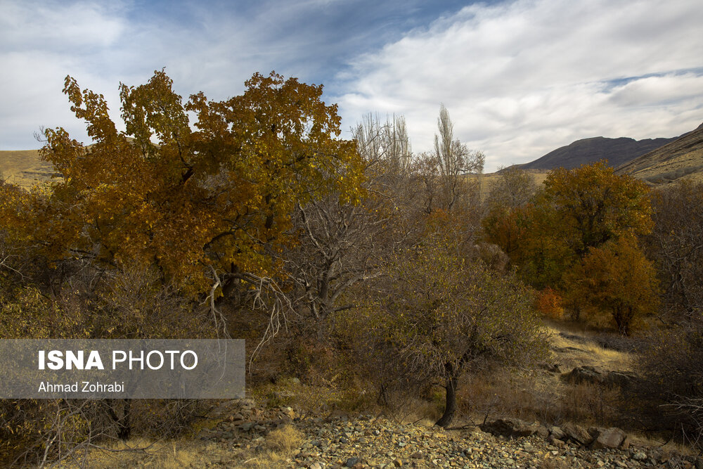 پاییز دل انگیز در «روستای کهندان» قم