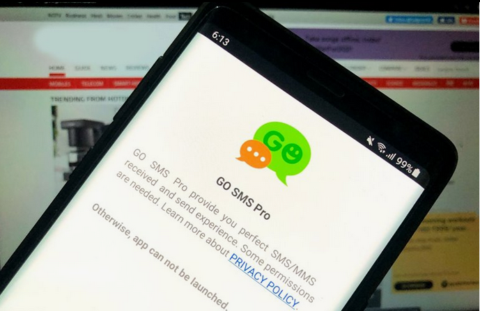 کاربران Go SMS Pro مراقب فایل‌های خود باشند