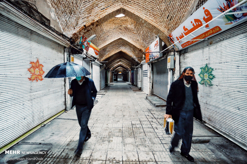 عکس/ اولین روز محدودیت ‌های کرونایی در همدان
