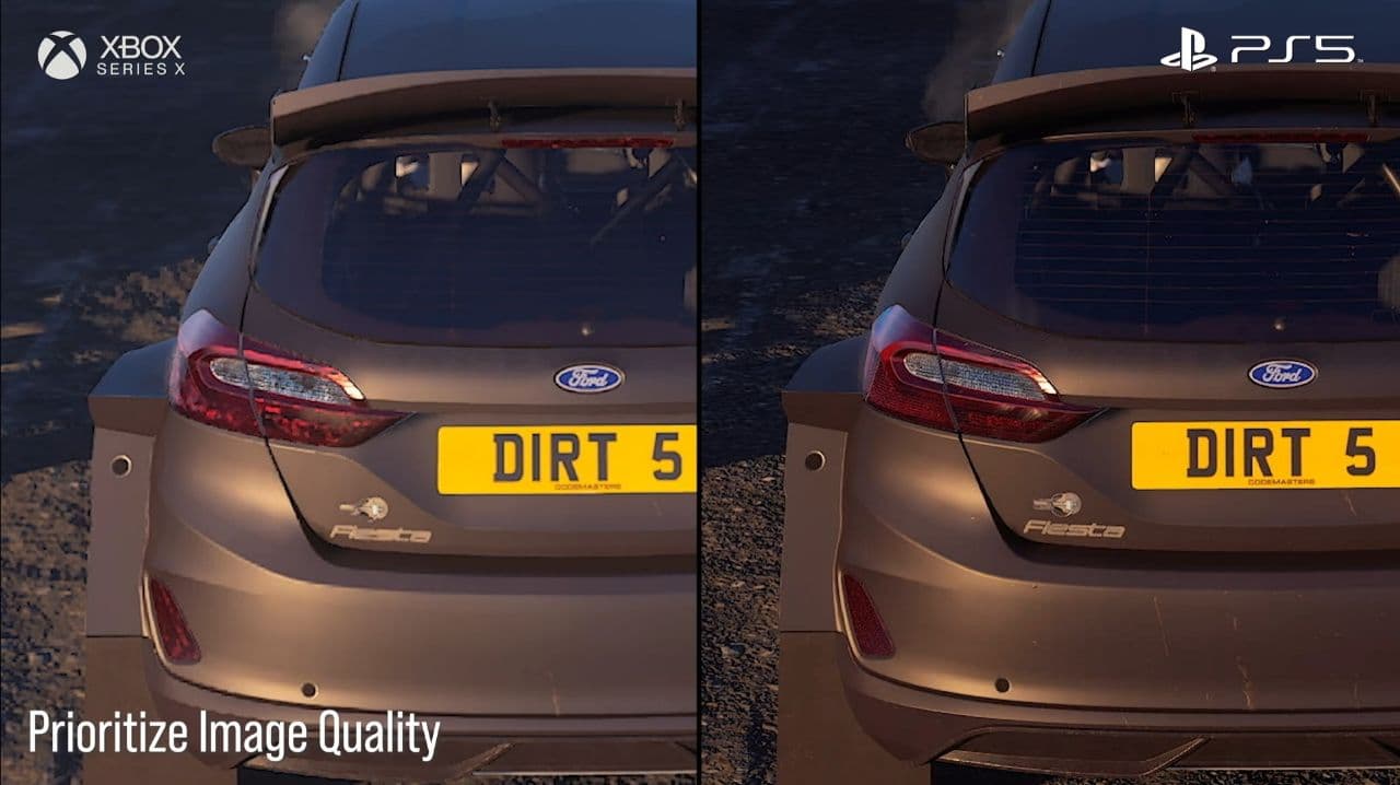 Dirt 5 برروی پلی‌استیشن ۵ بهتر از ایکس ‌باکس سری ایکس اجرا می‌شود