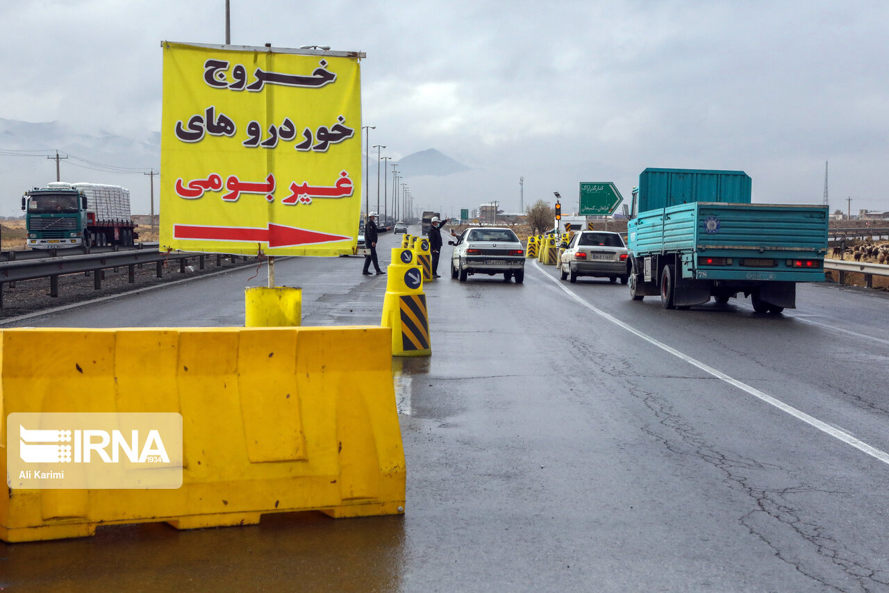 عکس/ اجرای طرح محدودیت های کرونایی در سراسر کشور