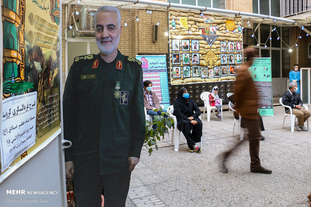 عکس/ غربالگری کرونا در مساجد تهران