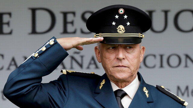 معامله مکزیک با آمریکا بر سر انتقال وزیر دفاع سابقش