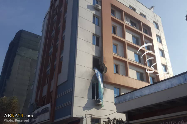 عکس/ اصابت راکت به ساختمان سفارت ایران در کابل