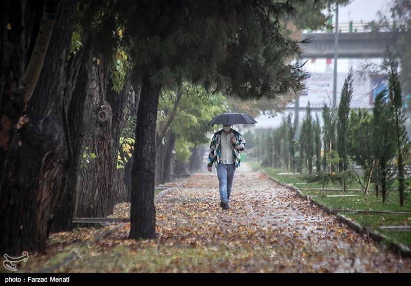 چهره پاییزی کرمانشاه بارانی