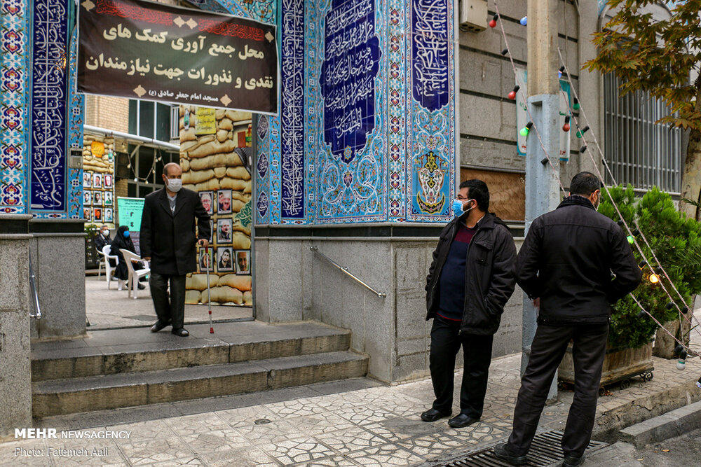 عکس/ غربالگری کرونا در مساجد تهران