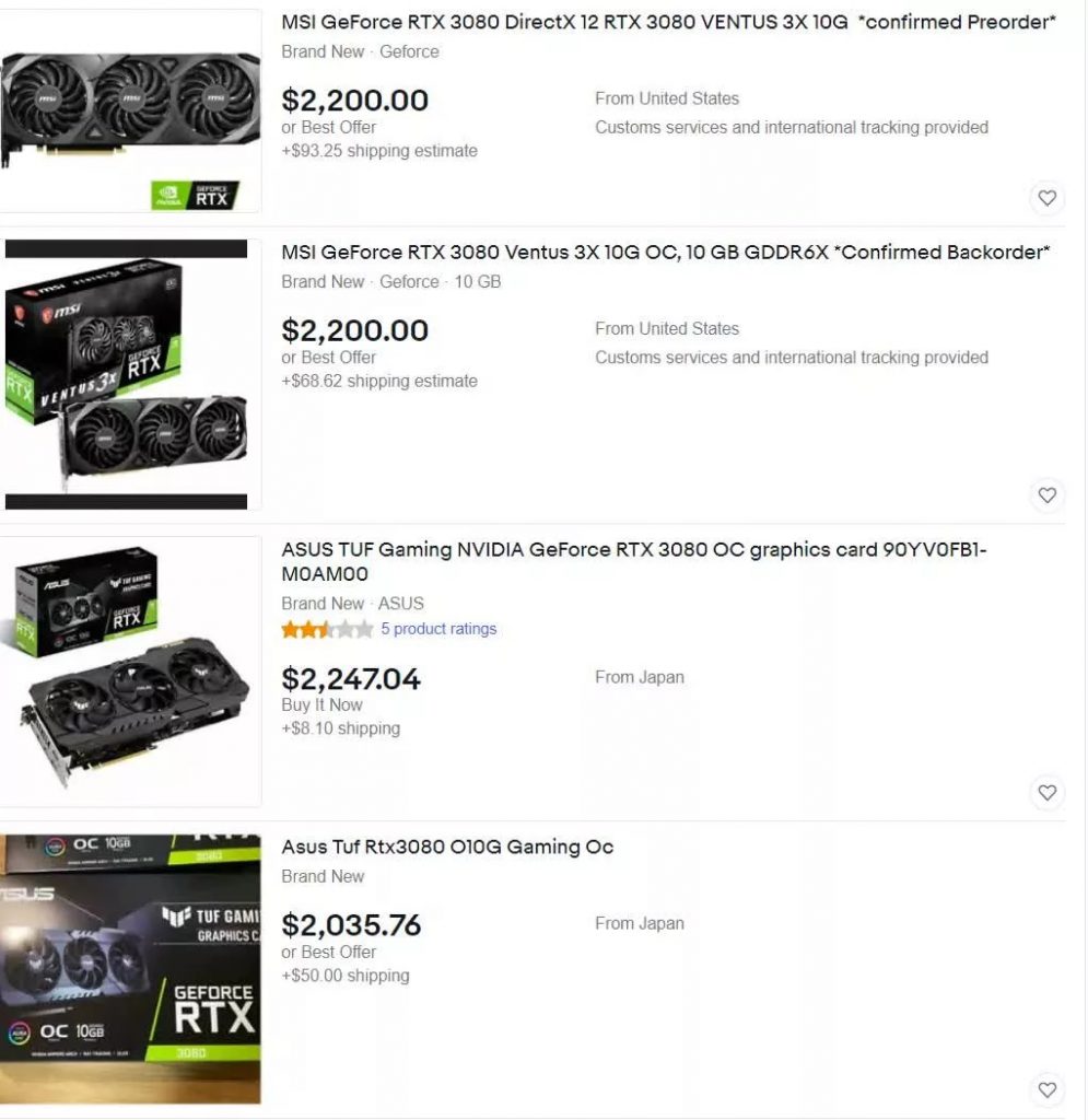 انویدیا کمبود موجودی کارت‌های سری RTX 3000 را تائید کرد