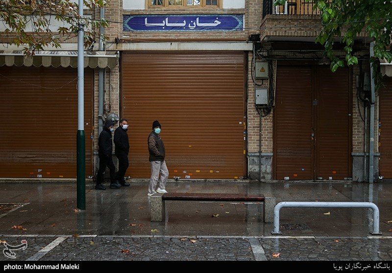 تعطیلی بازار تهران درپی موج سوم کرونا