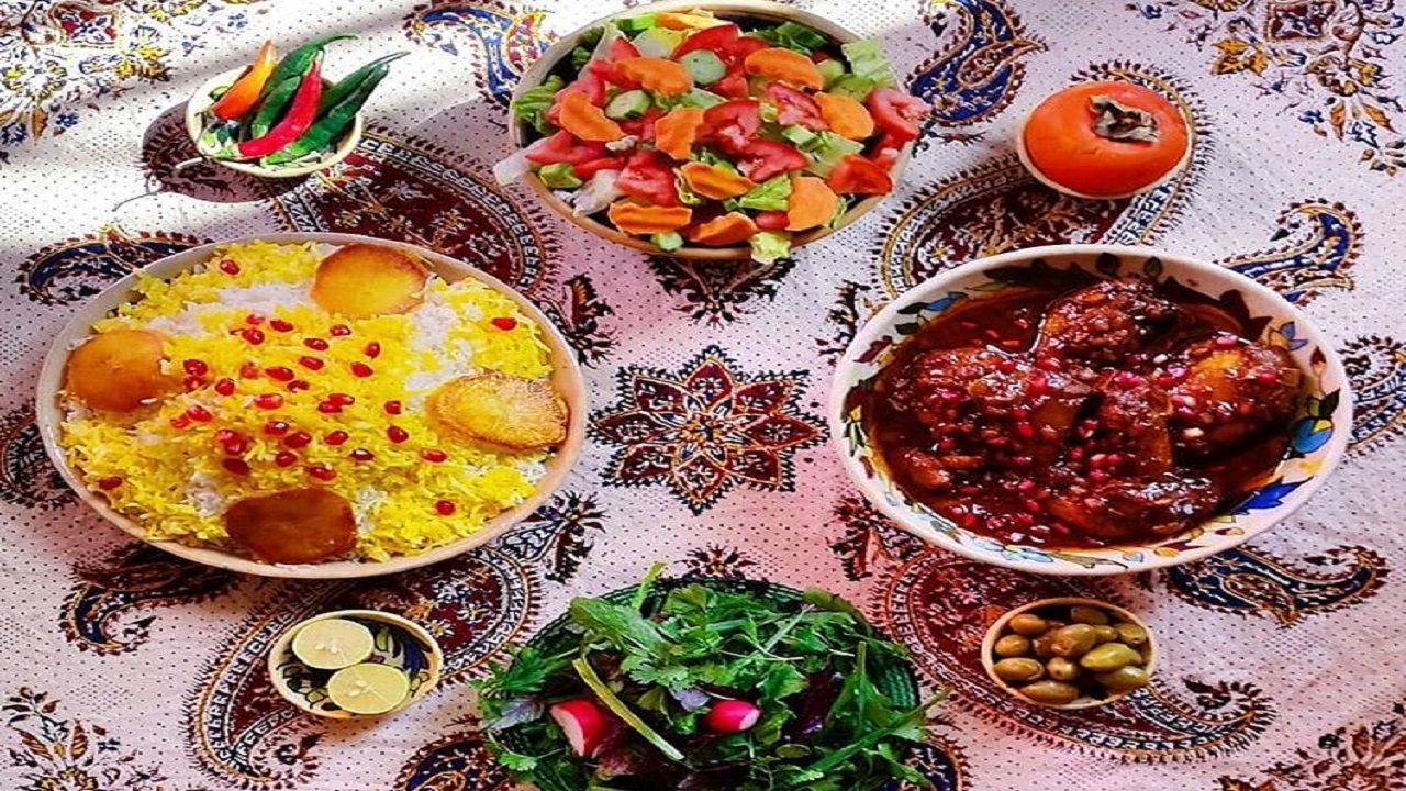 طرز تهيه خورش انار و بادمجان