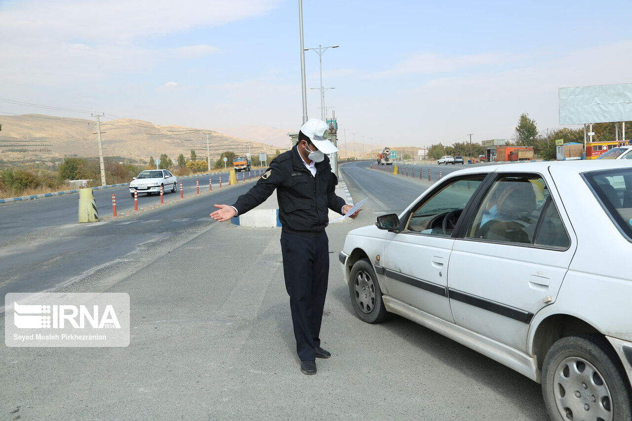 ۲۴۶ خودرو از مبادی ورودی استان قزوین برگشت داده شدند