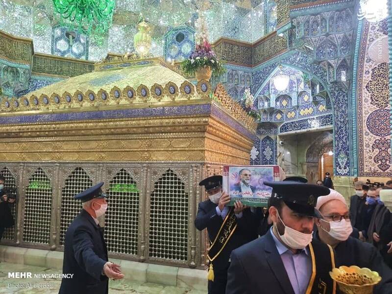 عکس/ تشییع پیکر شهید محسن فخری‌زاده در قم