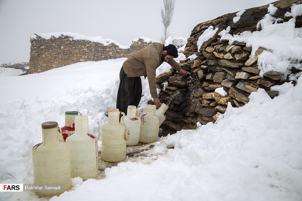 یک روز برفی در روستای (مودی) کردستان