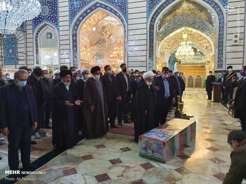 عکس/ تشییع پیکر شهید محسن فخری‌زاده در قم