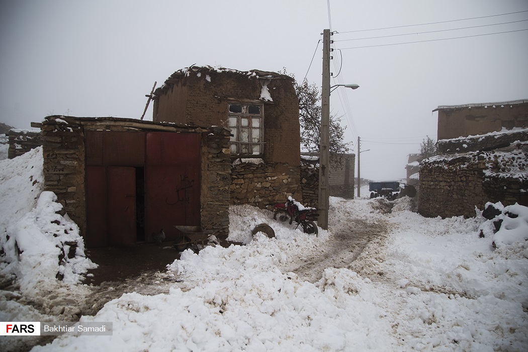 یک روز برفی در روستای (مودی) کردستان