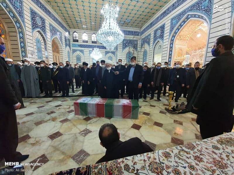 عکس/ تشییع پیکر شهید محسن فخری‌زاده در قم