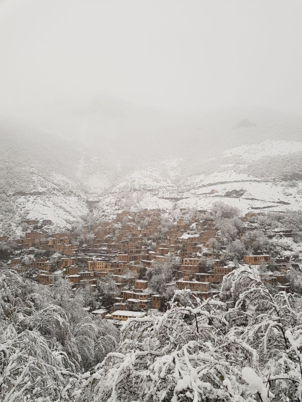طبیعت زیبای برفی ماسوله