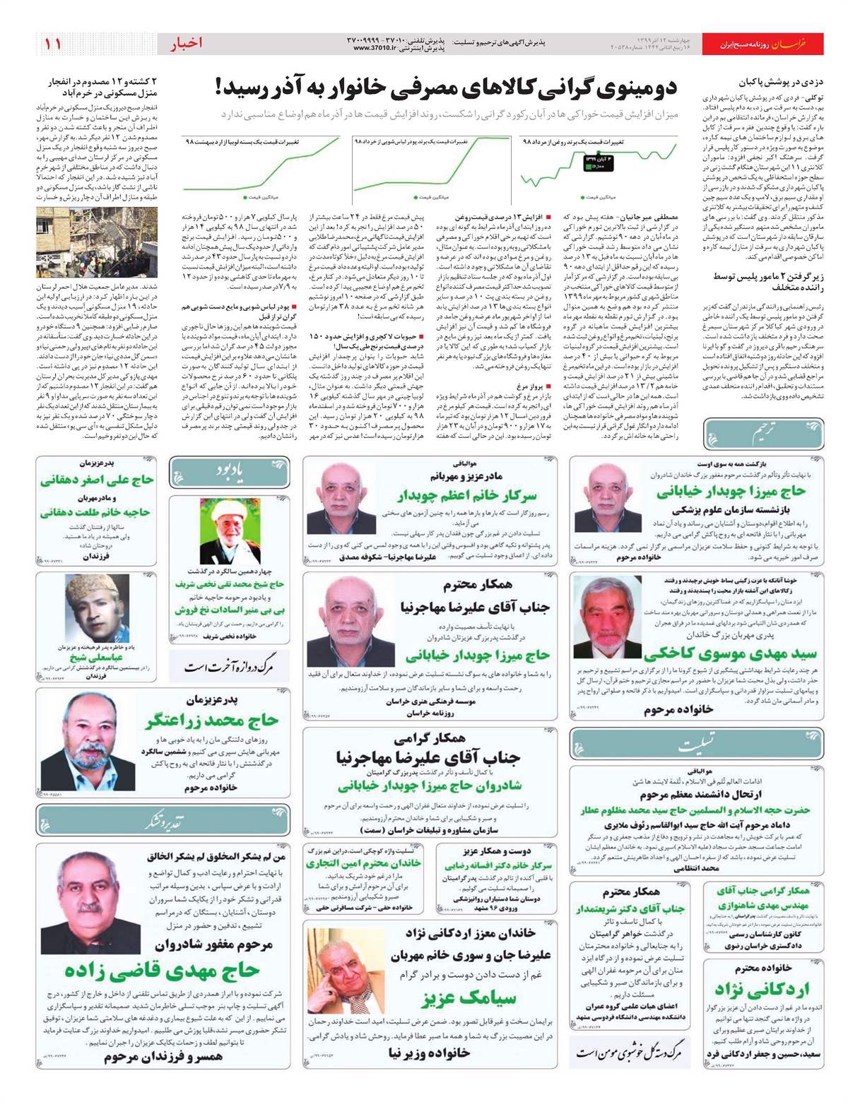 روزنامه خراسان/ بمب های متحرک کرونا!