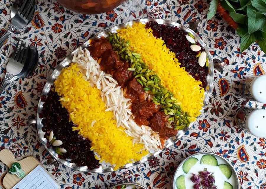 طرز تهيه خورشت قيمه نثار قزويني با ايده‌هاي تزيين