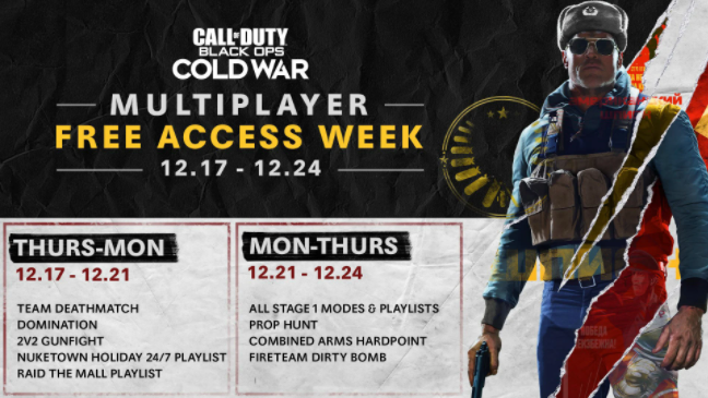بخش چندنفره Call of Duty: Black Ops Cold War را رایگان بازی کنید