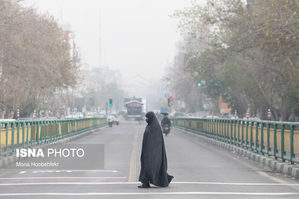تصاویری عجیب از آسمان پایتخت؛ تهران ناپدید شد!