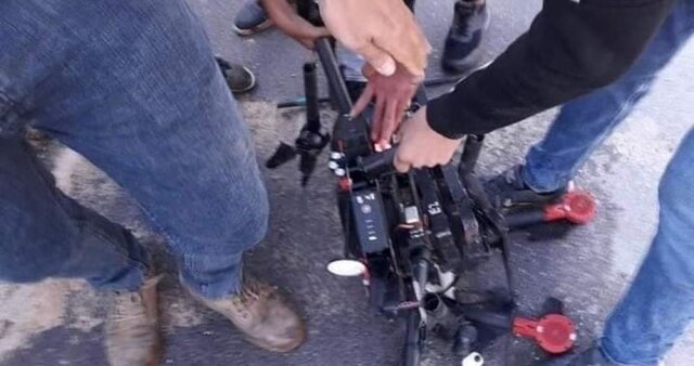 جوانان فلسطینی پهپاد رژیم صهیونیستی را ساقط کردند