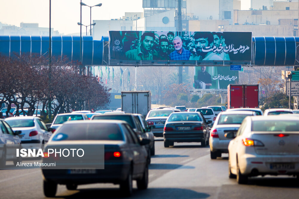 عکس/ رد پای «مرد میدان» در شهر