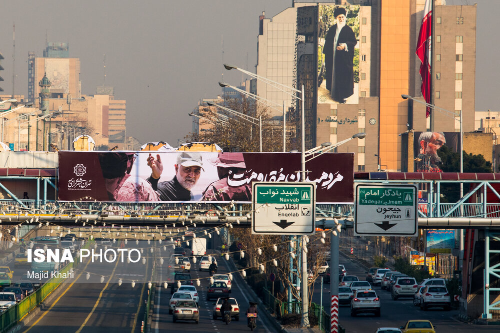 عکس/ رد پای «مرد میدان» در شهر