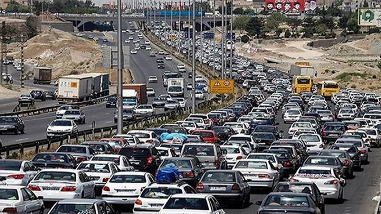 ترافیک پرحجم در خروجی‌های مشهد