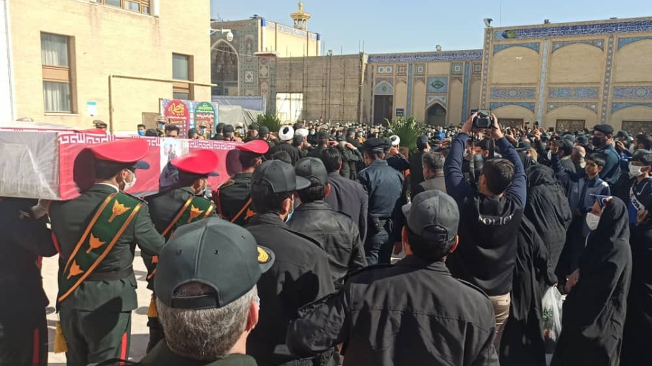 تشییع ۲شهید نیروی انتظامی در شیراز