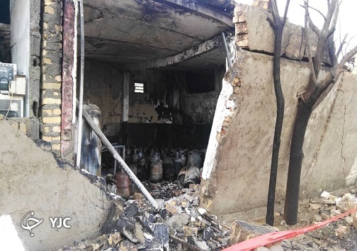انفجار در مرکز غیرمجاز نگهداری ال پی جی