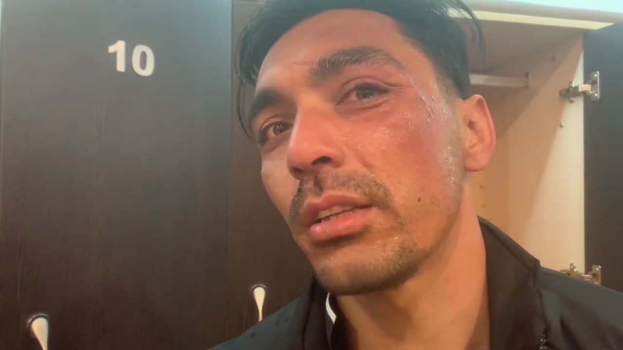 سانتر مهدی‌پور و صورت کبود نیک‌خوی