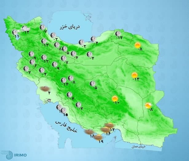 پیش‌بینی وضعیت آب و هوا؛ وزش بادهای شدید در نوار شرقی کشور