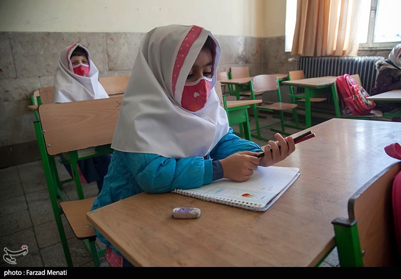 عکس/ بازگشایی مدارس ابتدایی در کرمانشاه