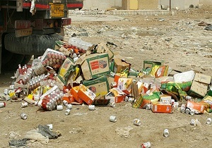 ۵۰۰ کیلو موادغذایی غیرقابل‌مصرف در دزفول معدوم شد