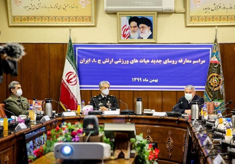 برگزاری مراسم معارفه رؤسای هیئتهای ورزشی ارتش با حضور صالحیامیری