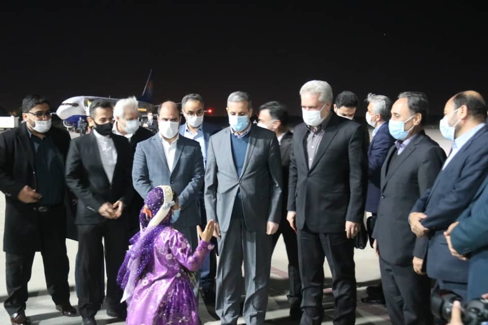 وزیر میراث فرهنگی، گردشگری و صنایعدستی وارد بوشهر شد