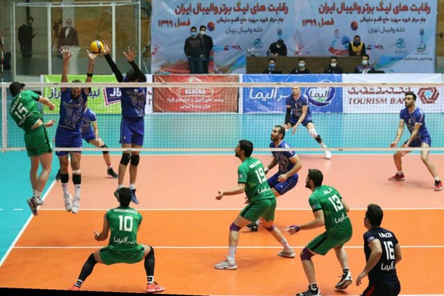 لیگ برتر والیبال/ نتایج دیدارهای هفته بیستوپنجم