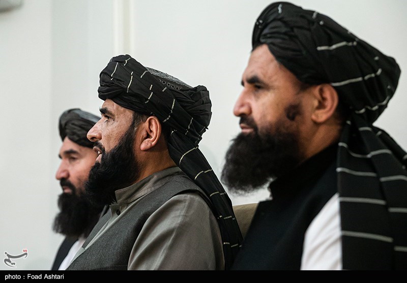 نشست خبری هیئت طالبان در تهران