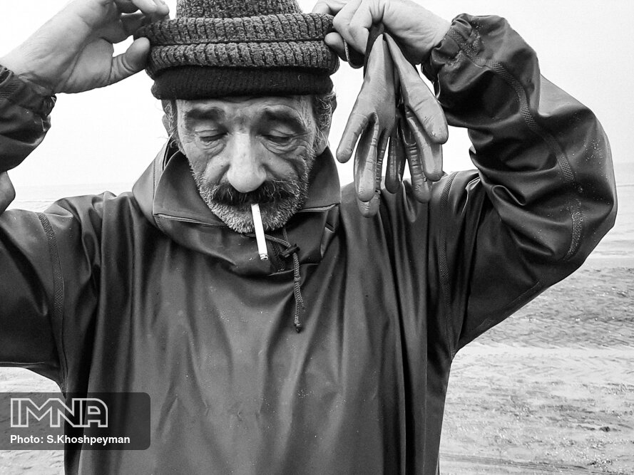 عکس/ صیادی در دریای شمال