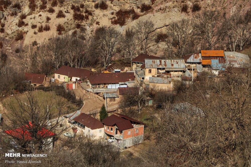 روستای زیبای «امافت» در مازندران