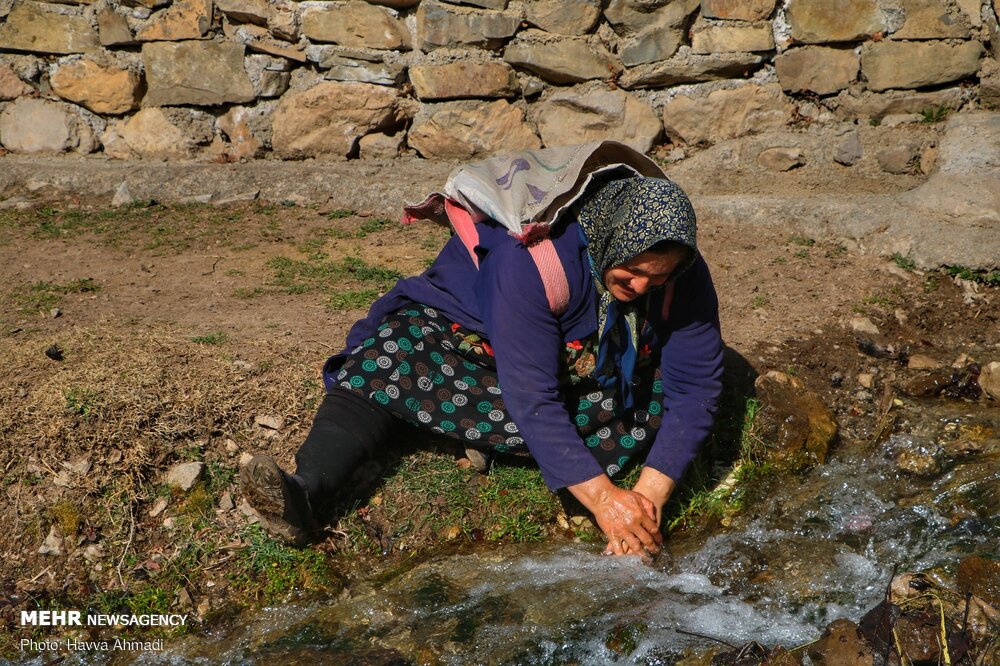 روستای زیبای «امافت» در مازندران