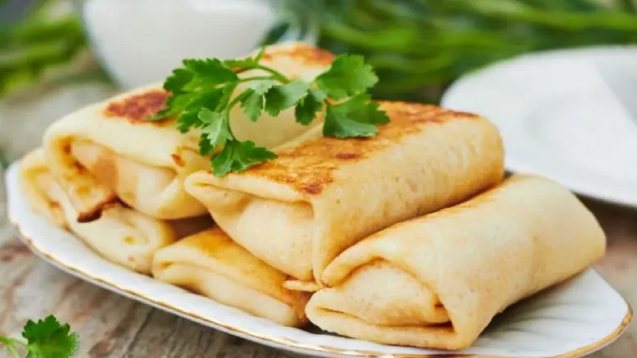 طرز تهيه کرپ مرغ و قارچ؛ يک غذاي جديد و خوشمزه