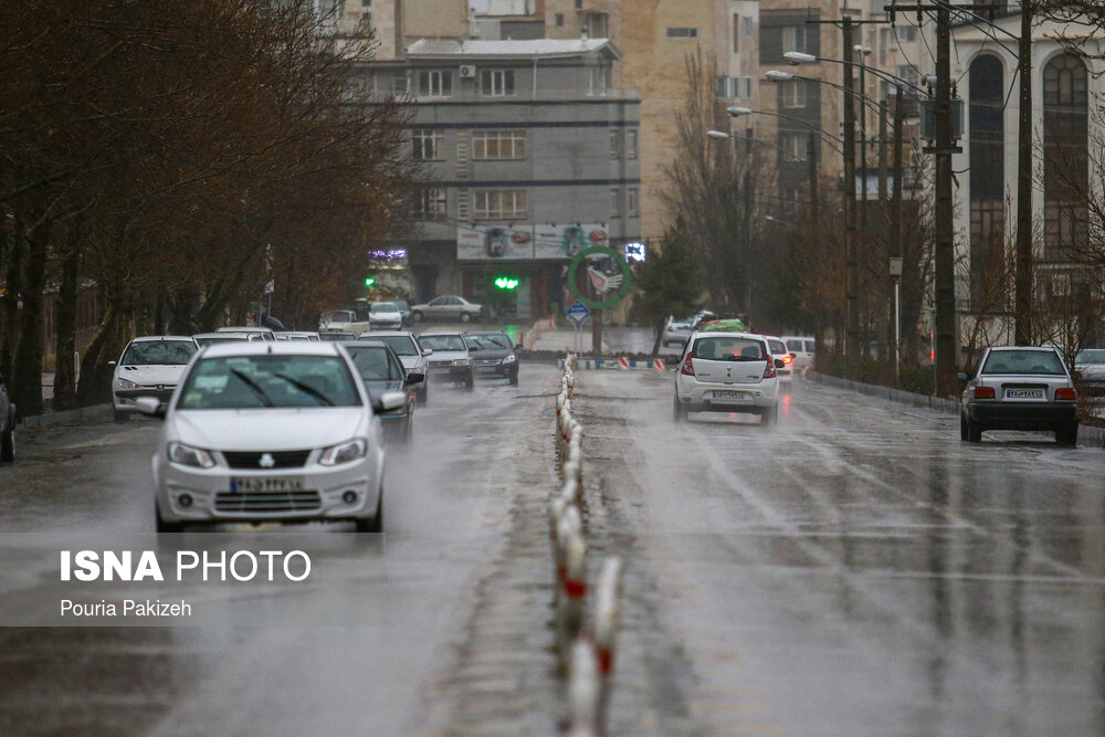 عکس/ بارش باران در همدان