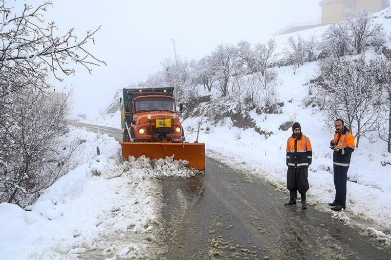 راه ۴۳۶ روستای استان اردبیل برفروبی و بازگشایی شد