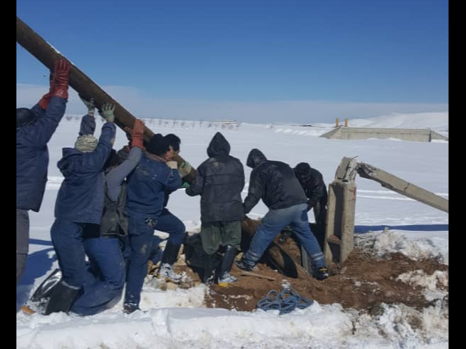 برق ۶۸ روستای درگیر برف در ملایر وصل شد